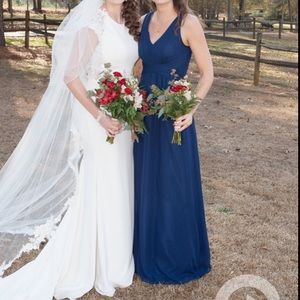 Weddington Way “Scarlett” bridesmaid dress in Navy